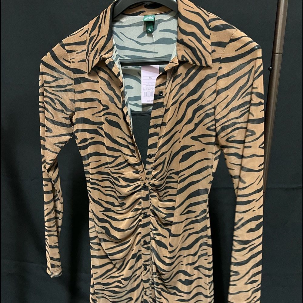 Animal print dress
